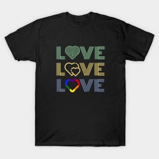 Love Heart Love Loving Motivation Inspiration T-Shirt